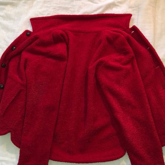 NWOT Red Sandro Sherpa Coat Sz S - Picture 4 of 4